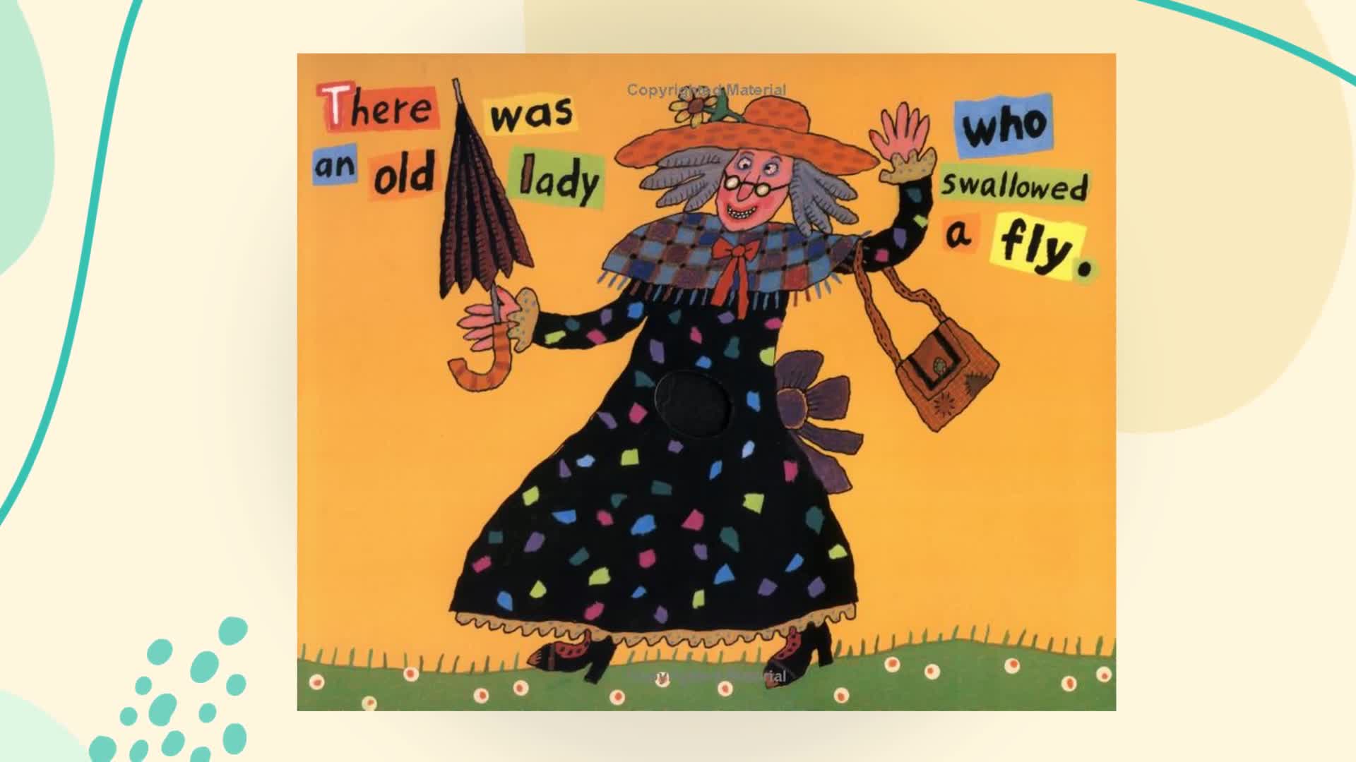 There Was an Old Lady Who Swallowed a Fly: Amazon.co.uk: taback